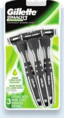 Walmart Gillette Mach3 razors 3-pack offer