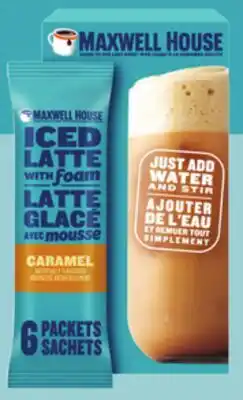 Walmart Maxwell House Caramel or Hazelnut Iced Latte offer