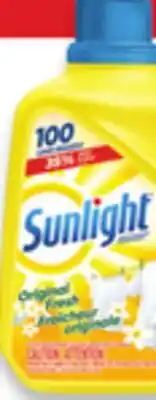 Walmart Sunlight 100 loads Laundry detergent offer