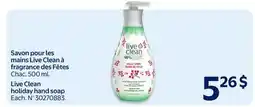 Walmart Live Clean holiday hand soap soap offer