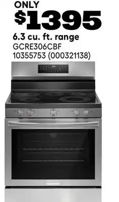 RONA FRIGIDAIRE GALLERY 6.3 cu. ft. range offer