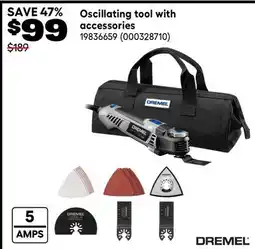 RONA DREMEL Oscillating tool with accessories offer