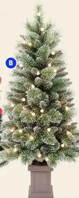RONA Potted Christmas trees 4.5' offer