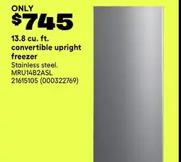 RONA 13.8 cu. ft. convertible upright freezer offer