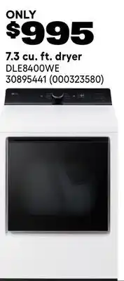 RONA LG 7.3 cu. ft. dryer offer