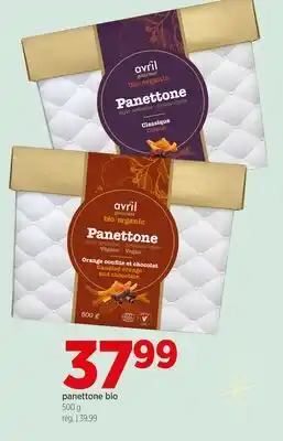 Avril panettone bio offer
