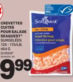 L'Intermarché CREVETTES CUITES POUR SALADE | SHRIMP, 125 - 175/LB, 454 G offer