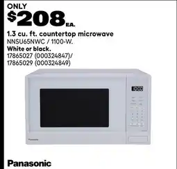 RONA Panasonic 1.3 cu. ft. countertop microwave offer