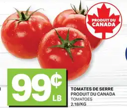 L'Intermarché TOMATES DE SERRE | TOMATOES offer