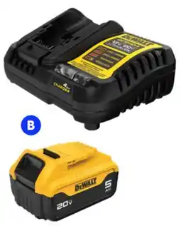 RONA DEWALT 20V MAX 5Ah Battery and Charger Kit offer