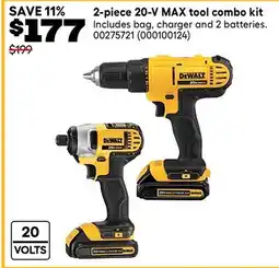 RONA 2-piece 20-V MAX tool combo kit offer