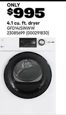 RONA GE 4.1 cu. ft. dryer offer