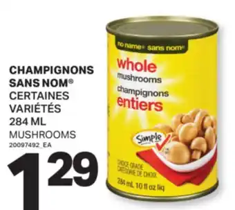 L'Intermarché CHAMPIGNONS | MUSHROOMS, 284 ML offer