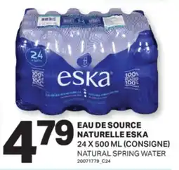 L'Intermarché EAU DE SOURCE NATURELLE │ NATURAL SPRING WATER, 24 X 500 ML offer