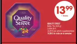 Pharmaprix QUALITY STREET Tin offer