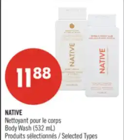 Pharmaprix NATIVE Body Wash offer