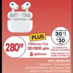 Pharmaprix APPLE AIRPODS PRO 2nd Generation offer