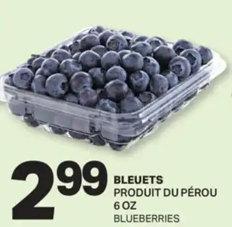L'Intermarché BLEUETS | BLUEBERRIES, 6 OZ offer