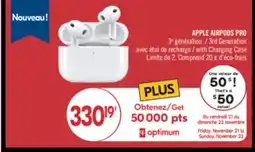 Pharmaprix APPLE AIRPODS PRO 3rd Generation with Charging Case offer