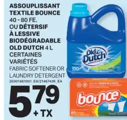 L'Intermarché ASSOUPLISSANT TEXTILE 40-80FE. OU DÉTERSIF À LESSIVE BIODÉGRADABLE, 4 L offer