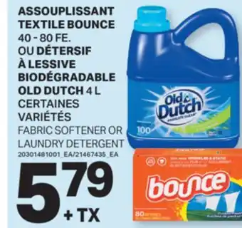 L'Intermarché ASSOUPLISSANT TEXTILE 40-80FE. OU DÉTERSIF À LESSIVE BIODÉGRADABLE, 4 L offer