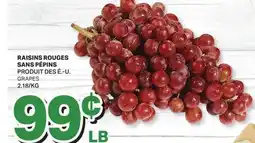 L'Intermarché RAISINS ROUGES SANS PÉPINS | GRAPES offer