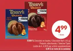 Pharmaprix TERRY'S Chocolate Ball offer