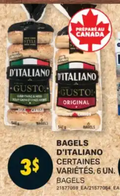 L'Intermarché BAGELS D'ITALIANO | BAGELS offer