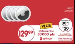 Pharmaprix APPLE AIRTAG offer