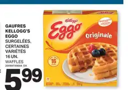 L'Intermarché GAUFRES KELLOGG'S EGGO | WAFFLES, 16 UN offer