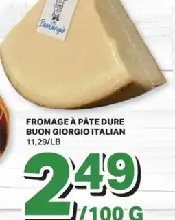 L'Intermarché FROMAGE À PÂTE DURE BUON GIORGIO ITALIAN offer