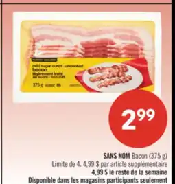 Pharmaprix SANS NOM Bacon offer