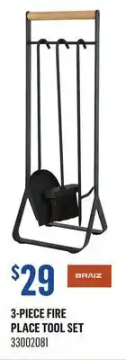 Canac 3-Piece Fireplace Tool Set offer