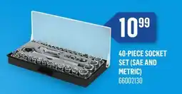 Canac 40-Piece Socket Set (SAE and metric) offer