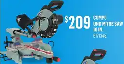 Canac Compound Mitre Saw 10 in offer
