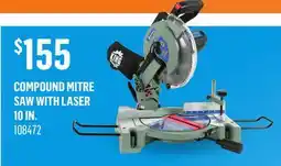 Canac Compound Mitre Saw with Laser 10 in offer
