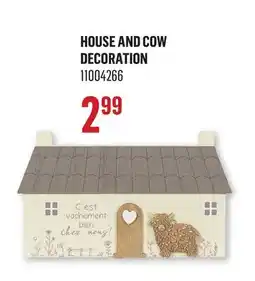 Canac House and Cow Decoration offer