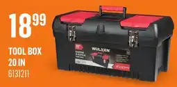 Canac Wulken Tool Box 20 in offer