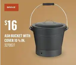 Canac Braiz Ash Bucket with Cover 105/8in offer