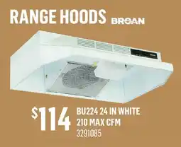 Canac BROAN Range Hood offer
