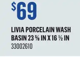 Canac Livia Porcelain Wash Basin offer