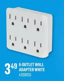 Canac 6-Outlet Wall Adapter White offer