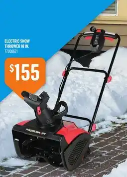 Canac Electric Snow Thrower 18 in offer