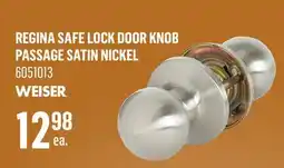 Canac WEISER Regina Safe Lock Door Knob offer