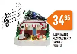 Canac Illuminated Musical Santa Camper offer