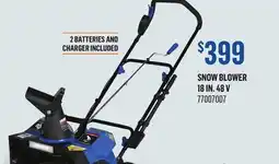 Canac Snow Blower 18in. 48V offer