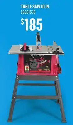 Canac Table Saw 10 in offer