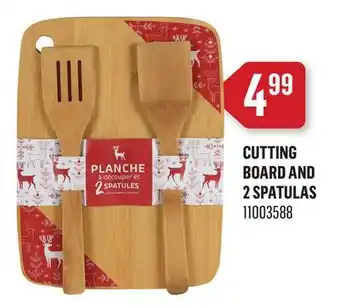 Canac Cutting Board and 2 Spatulas offer