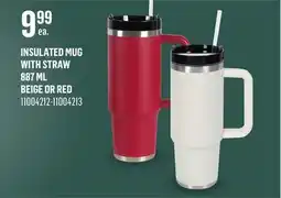 Canac Insulated Mug with Straw 887 ml offer