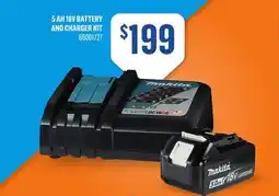 Canac Makita 5Ah 18V Battery and Charger Kit offer